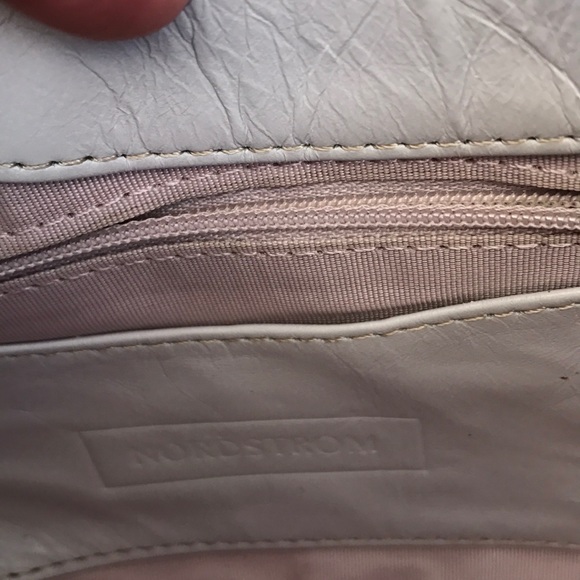 Nordstrom super cute ivory leather bag. - Picture 8 of 8